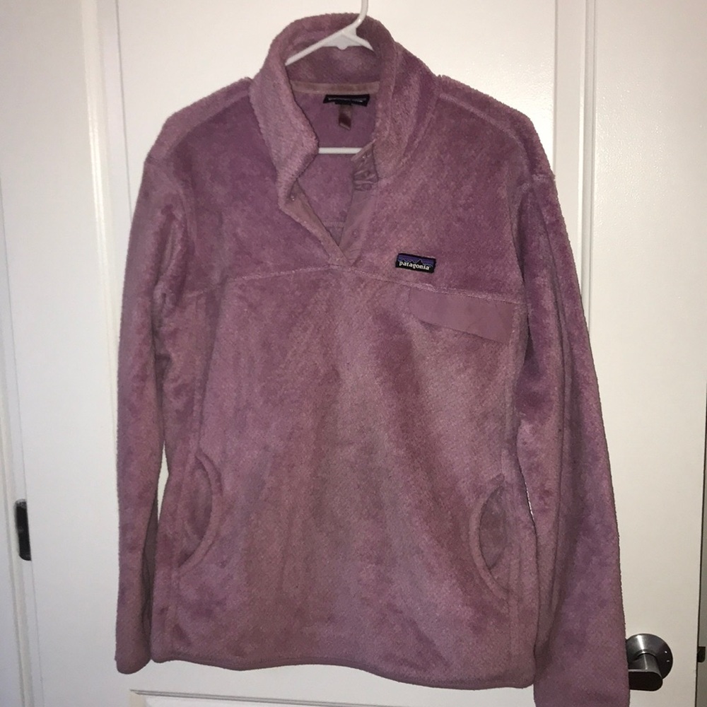 Patagonia Women’s Purple Re-tool snap pullover